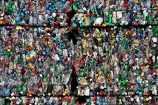 Plastic bottles covering the picture